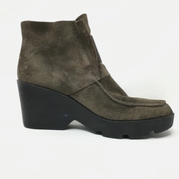 Eileen Fisher Shoes - Eileen Fisher Suede Pull On Ankle Booties 9.5